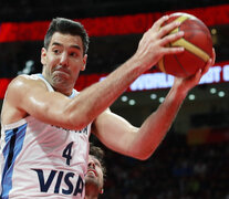 Luis Scola, de 39 años, figura de la Selección Argentina. (Fuente: EFE) (Fuente: EFE) (Fuente: EFE)