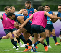 Los Pumas se preparan en Osaka para el partido frente a Tonga. (Fuente: Prensa UAR) (Fuente: Prensa UAR) (Fuente: Prensa UAR)