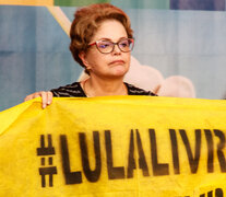 Dilma Rousseff pide la libertad de Lula en un acto en Bélgica la semana pasada. (Fuente: AFP) (Fuente: AFP) (Fuente: AFP)