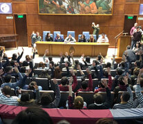 El bloque autodenominado &amp;quot;reformista&amp;quot; sumó 70 votos sobre 130 delegados acreditados en el congreso de la federación. (Fuente: Alternativa Académica) (Fuente: Alternativa Académica) (Fuente: Alternativa Académica)