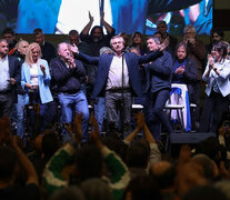 Alberto Fernández fue el orador de cierre en Lanús.