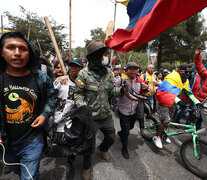 Las protestas de grupos indígenas jaquean al gobierno de Moreno. (Fuente: AFP) (Fuente: AFP) (Fuente: AFP)