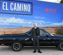 Aaron Paul en la premiere de El Camino, este lunes en Los Angeles.