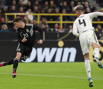 Alario tuvo un gran ingreso, con gol y asistencia para igualar la historia. (Fuente: AFA) (Fuente: AFA) (Fuente: AFA)