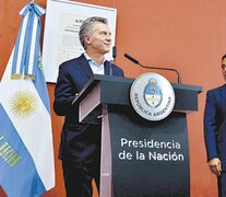 El presidente Mauricio Macri y el ministro de Educación, Alejandro Finocchiaro.