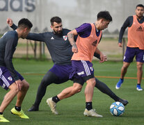 La práctica de River Plate en Ezeiza. (Fuente: Prensa River) (Fuente: Prensa River) (Fuente: Prensa River)