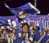 Cierre de campaña en La Ceja con discurso combativo y los colores del MAS (Fuente: AFP) (Fuente: AFP) (Fuente: AFP)