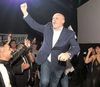 José Luis Espert en el cierre de campaña. (Fuente: Télam) (Fuente: Télam) (Fuente: Télam)