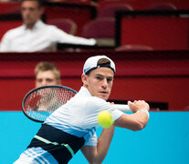 El &amp;quot;Peque&amp;quot; sumó ante Khachanov su cuarto triunfo del año sobre un top ten. (Fuente: AFP) (Fuente: AFP) (Fuente: AFP)