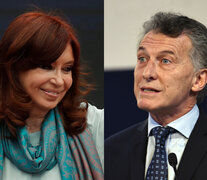 Cristina Kirchner y Mauricio Macri.