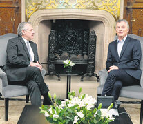 Alberto Fernández fue a la Casa Rosada a reunirse con Mauricio Macri. (Fuente: Télam) (Fuente: Télam) (Fuente: Télam)