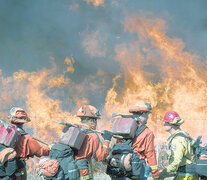 El fuego no da tregua.