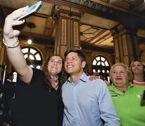 Kicillof en la gobernación bonaerense, donde se reunió con Vidal.  (Fuente: Noticias Argentinas) (Fuente: Noticias Argentinas) (Fuente: Noticias Argentinas)