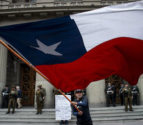 Súper Lunes de marchas en Chile. (Fuente: AFP) (Fuente: AFP) (Fuente: AFP)