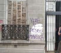 Pintadas callejeras, La Plata marcha por justicia. Una versión de esta nota apareció en www.0221.com.ar (Fuente: Mariana Sidoti) (Fuente: Mariana Sidoti) (Fuente: Mariana Sidoti)