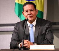 El vicepresidente de Brasil, el general retirado Antonio Hamilton Mourau.