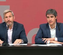 Rogelio Frigerio y Adrián Pérez anunciaron los resultados finales.