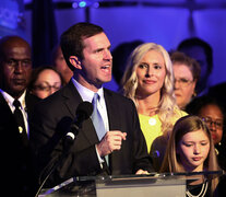 Andy Beshear le ganó al republicano Matt Bevin.  (Fuente: AFP) (Fuente: AFP) (Fuente: AFP)