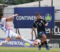 Nicole Hain ingresó en la segunda parte y anotó el gol del empate. (Fuente: Prensa AFA) (Fuente: Prensa AFA) (Fuente: Prensa AFA)