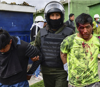 Simpatizantes de Evo Morales son reprimidos en La Paz.  (Fuente: AFP) (Fuente: AFP) (Fuente: AFP)