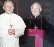 Guillermo Bolatti con el Papa Juan Pablo II.