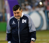 Maradona preocupado por el presente de Gimnasia. (Fuente: Fotobaires) (Fuente: Fotobaires) (Fuente: Fotobaires)
