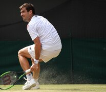 Pella no pudo con Bautista Agut. (Fuente: AFP) (Fuente: AFP) (Fuente: AFP)