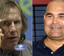 Ricardo Gareca y José Luis Chilavert, el paraguayo lo cruzó en defensa de Lionel Messi.