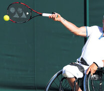 Gustavo Fernández, semifinalista en Wimbledon. (Fuente: AFP) (Fuente: AFP) (Fuente: AFP)