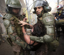 AI denunció la violenta represión de las manifestaciones populares en Chile. (Fuente: AFP) (Fuente: AFP) (Fuente: AFP)
