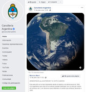 La Cancillería incluyó un mensaje proselitista de Macri en una publicación en Facebook en la que llamó a los argentinos que viven en el exterior a participar de las elecciones.