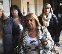 La familia Aguinaco presenció la audiencia en la sala del tribunal. (Fuente: Télam) (Fuente: Télam) (Fuente: Télam)