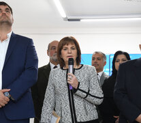 La ministra de Seguridad, Patricia Bullrich, ya tiene su propia colimba. 