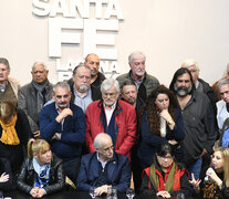 El cierre de la Cumbre de los Pueblos que sesionó ayer en Santa Fe. (Fuente: Jose Almeida) (Fuente: Jose Almeida) (Fuente: Jose Almeida)