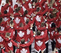 La delegación canadiense durante los últimos Juegos Olímpicos. (Fuente: Comité Olímpico de Canadá) (Fuente: Comité Olímpico de Canadá) (Fuente: Comité Olímpico de Canadá)