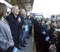 Macri en una inauguración de un Metrobus. (Fuente: NA) (Fuente: NA) (Fuente: NA)