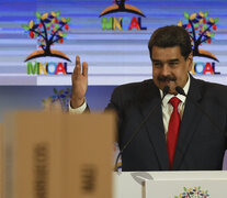 Maduro habla durante la reunión preparatoria de ministros antes de la cumbre de los no alineados. (Fuente: AFP) (Fuente: AFP) (Fuente: AFP)