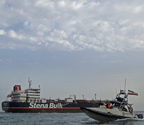 La Guardia Revolucionaria iraní capturó el buque petrolero británico Stena Impero. (Fuente: AFP) (Fuente: AFP) (Fuente: AFP)