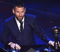 Lionel Messi ganó el premio que entrega la FIFA en 2019. (Fuente: AFP) (Fuente: AFP) (Fuente: AFP)