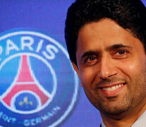 El qatarí Nasser Al-Khelaifi, dueño del Paris Saint Germain. (Fuente: AFP) (Fuente: AFP) (Fuente: AFP)