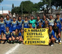 Las jugadoras de Rosario Central. (Fuente: Prensa Rosario Central) (Fuente: Prensa Rosario Central) (Fuente: Prensa Rosario Central)