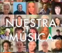 Varias decenas de músicos argentinos se sumaron a la convocatoria.  (Fuente: Captura de pantalla) (Fuente: Captura de pantalla) (Fuente: Captura de pantalla)