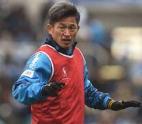 Kazu Miura, a los 53 años, sigue metiendo goles en la Liga japonesa. (Fuente: AFP) (Fuente: AFP) (Fuente: AFP)