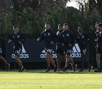 Entrenamiento del plantel de River.