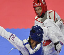 Lucas Guzmán se quedó con el primer lugar en taekwondo, categoría hasta 58 kilos.