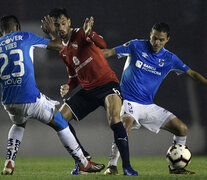 En el partido en Mendoza, igualaron en dos goles. (Fuente: AFP) (Fuente: AFP) (Fuente: AFP)