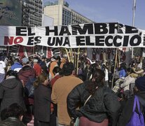 La marcha fue impulsada por el FOL y el Frente Popular Darío Santillán. (Fuente: AFP) (Fuente: AFP) (Fuente: AFP)