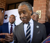 Al Sharpton viajó a Baltimore, ciudad de mayoría afrodescendiente criticada por Trump. (Fuente: AFP) (Fuente: AFP) (Fuente: AFP)