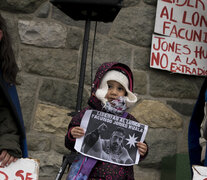 La comunidad mapuche reivindicó el apoyo de Maldonado a sus reclamos. (Fuente: Melisa Molina) (Fuente: Melisa Molina) (Fuente: Melisa Molina)