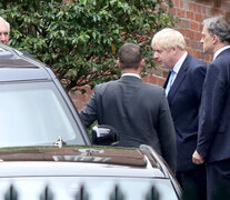 Boris Johnson estuvo en Irlanda del Norte como parte de una gira.  (Fuente: AFP) (Fuente: AFP) (Fuente: AFP)